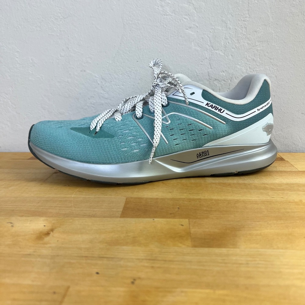 Karhu Running Shoes Synchron Ortix Women Size 9.5 Blue AeroFoam Fulcrum Sneakers